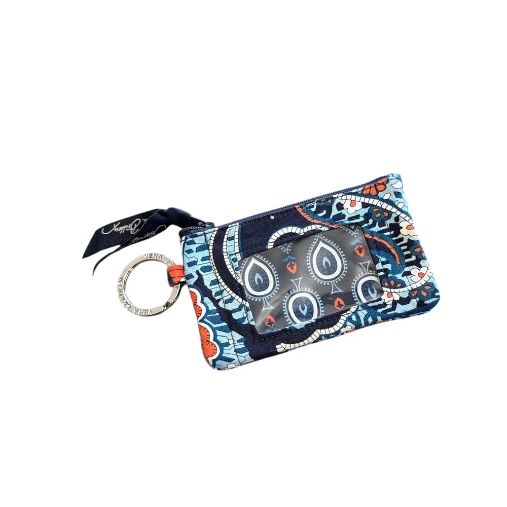 Vera Bradley Zip ID Case in Marrakesh Quilted Cotton ID Holder